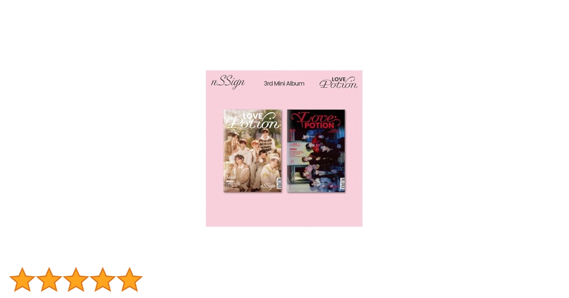 Amazon.co.jp: エンサイン n.SSign Love Potion 3rdミニアルバム